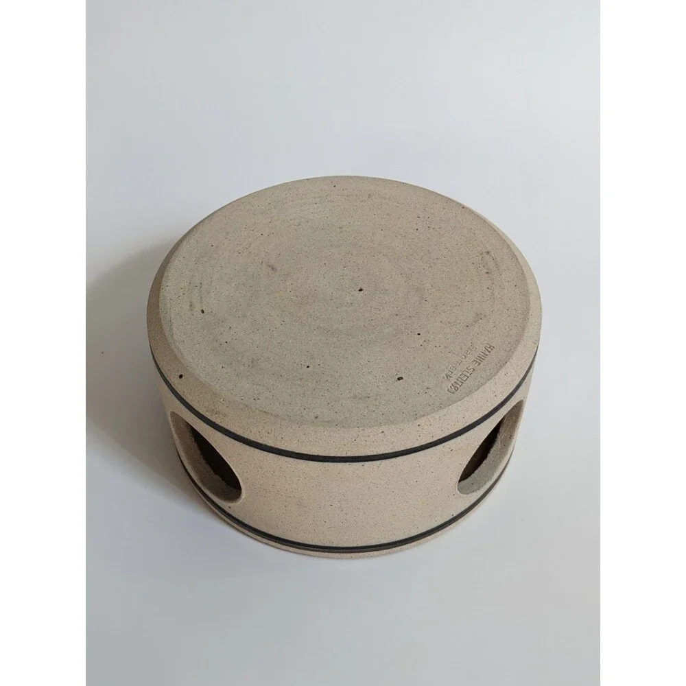 Vintage Hanne Stentøj Denmark Stoneware Candle Warmer Danish Modern MCM Pottery‎